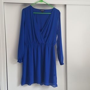 Cobalt Blue EXPRESS Mini Dress-Size M